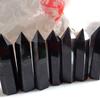 Elegant And Timeless 100% Natural Obsidian Black Quartz Crystal Stone Point Healing Hexagonal Wand