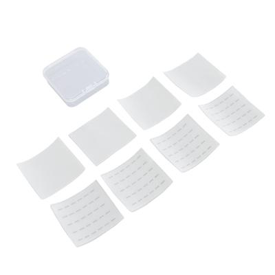 8 Sheet Self Adhesive Lash Strips for Fake Eyelashes No Glue Apply Black Transparent Waterproof