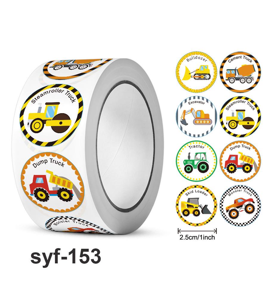 

Children s Cartoon Toy Stickers, Train And Airplane Labels, Sealing Stickers One Size жовтий