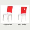 Chair Back Cover Christmas Kitchen Chair Slipcovers In Santa Hat Shape For Holiday Decoration Chair Covers
