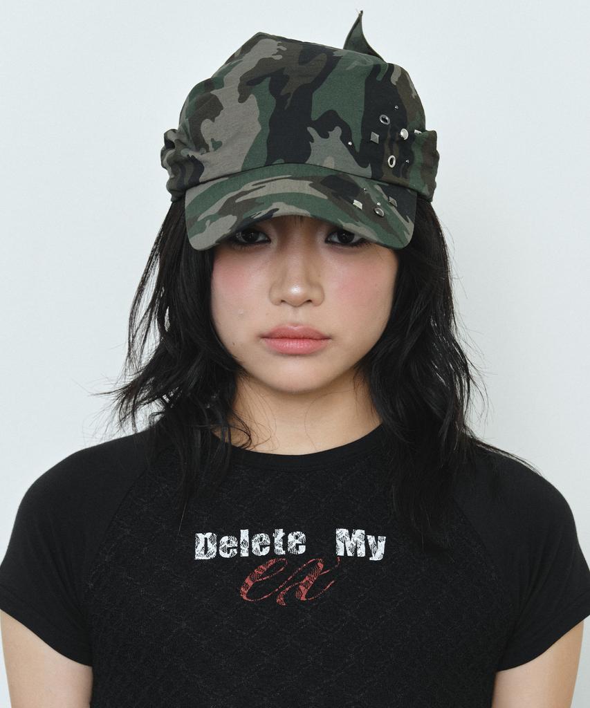 MIDNIGHT MOVE Camo Bandana Cap (Khaki)
