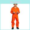 Luxurious Mens Prisoner Overall Orange Jumpsuit Costume For Stag Do Parties
