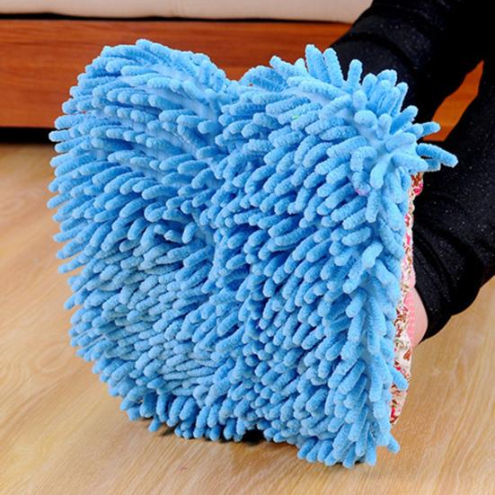 2Pcs Dust Duster Mop Slippers Shoes Covers Highly Water Absorption Multi Function Washable Floor Cleaning Shoe Covers