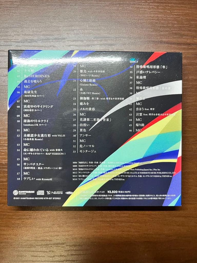 [USED] Kafu Live Album "Fukakai 2 Q1" CD Crowdfunding Reward