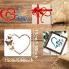 Heart Painting Templates Set - Pack of 6