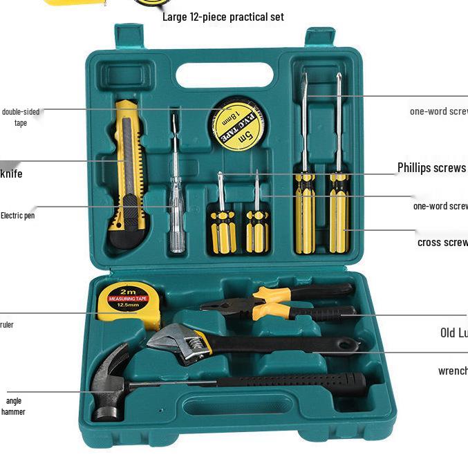 Multifunctional Emergency Repair Tool Kit for Home and Car