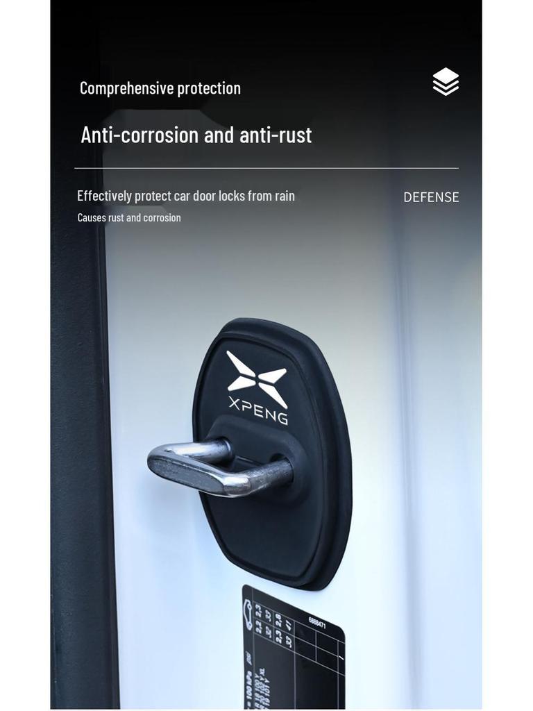 Xiaopeng Car Door Lock Protective Cover Sticker for X9 G6 P7 P5 G3 G9