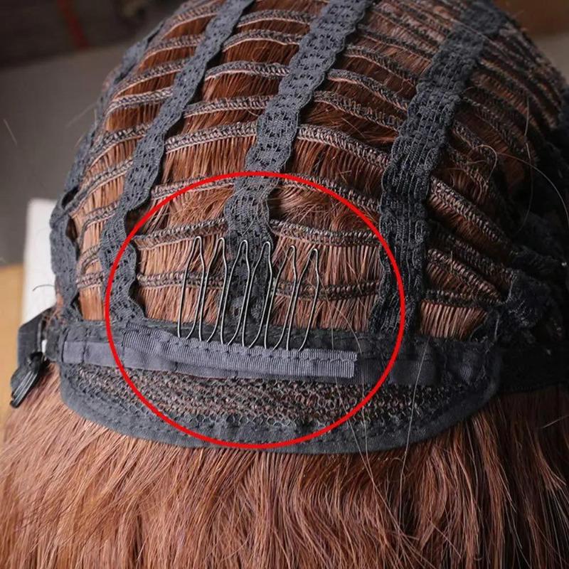 10ks/sada Hřebeny na paruky pro čepice paruky Spony do vlasů Spony do vlasů Tovární nabídka Sponky na paruky na prodlužování vlasů Nejlepší klipy na paruky Velké 3-7 zubů Černá