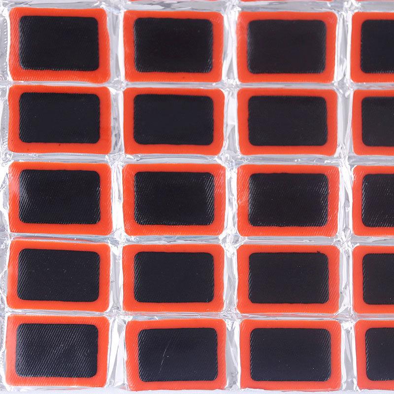 Fahrradreifen-Flicken, 96-teilig, quadratisch, Gummi, Fahrradschlauch, Punktionsflicken, MTB, Fahrradreifen-Reparaturset