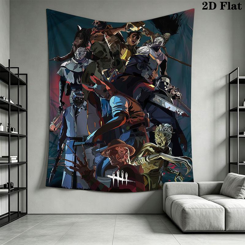DBD poster Wall Hanging Printed Fabric Blanket Decorative Tapestries for Bedroom Living Room Home Decor