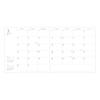 2026 Weekly Square Starting December Cherish Planner, Block, 148, 2025, Yellow, Marks, 26WDR-SB05-YE