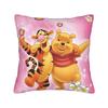 Federa per Cuscino Quadrata Cartone Animato Winnie the Pooh Poliestere Decorativa Maialino Tigro Ih-Oh, Federa 45*45cm