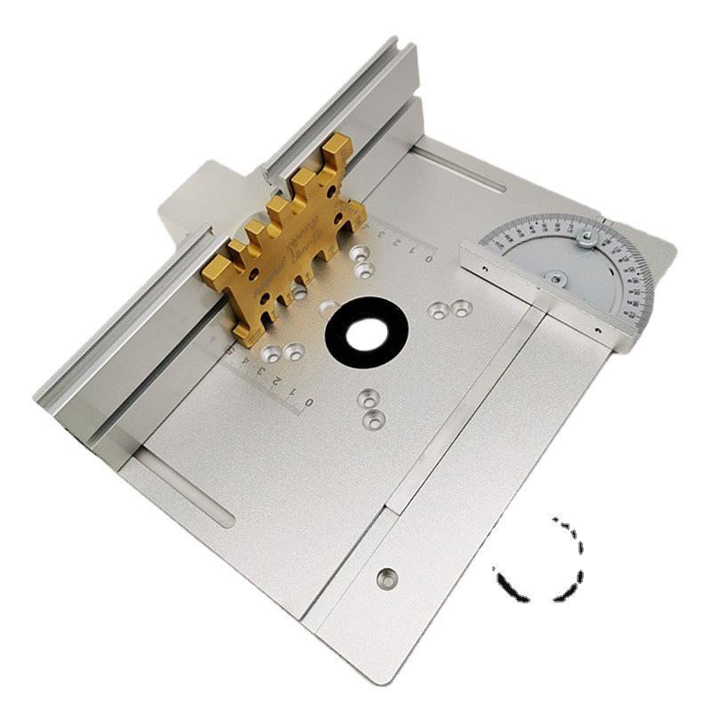 Electric Woodworking Table Saw with Trimming, Milling, and Push Ruler Features