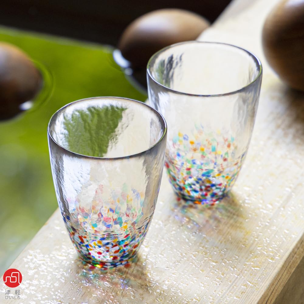 ADERIA Tsugaru Vidro NEBUTA Tumbler 300ml Tumbler Glass Made in Japan Gift Box F71168
