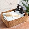 Handvävd Rektangulär Korg för Förvaring i Vardagsrum och Kök