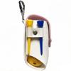 PU Leather Golf Ball Pouches With Keychain Hook Waterproof Golf Ball Organiser Bag for Small Accessories Management