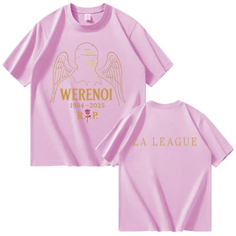 Rapper WeRenoi Photo Print Harajuku Retro Tshirt Fashion Tshirt Aesthetic Short Sleeves Top Unisex Streetwear 2026 summer