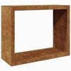 VidaXL Portant de bois de chauffage 100x40x80 cm acier résistant aux intempéries, magasin de bûches, porte-bûches de 850981