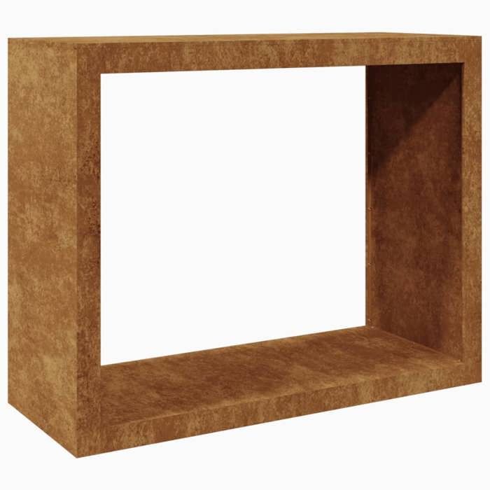 VidaXL Portant de bois de chauffage 100x40x80 cm acier résistant aux intempéries, magasin de bûches, porte-bûches de 850981