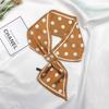2025 Neckerchief Female Luxury Square Scarf for Women Silk Shawl Satin Hijab Fashion Wraps Hair Bands Ribbon Headband Bandana