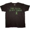 The X Files Die Wahrheit ist da draußen Schwarzes Unisex T-Shirt Vintage Dehnbares Oberteil für den Alltag Bequem Stilvoll Weich