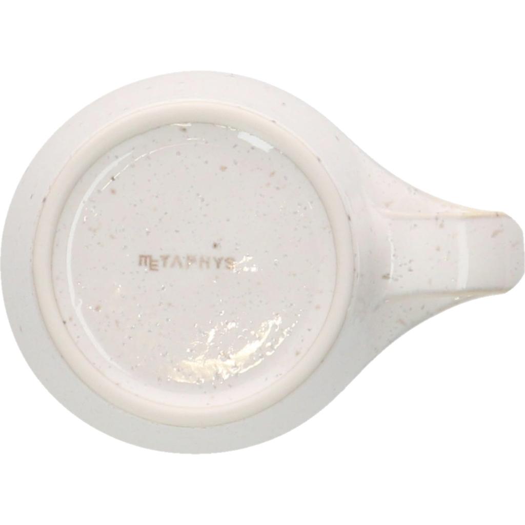 Cană suprapusă Mino Ware Miyama, economisitoare de spațiu, 150 ml, albă, potrivită pentru cuptorul cu microunde și mașina de spălat vase, fabricată în Japonia, aprox.. „Stamug” 81-065-231