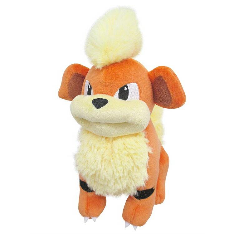 Pokemon Growlithe Plush S 17cm Toy New