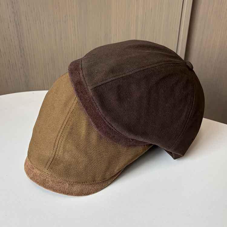 Spring and Autumn new retro forward hat men and women couples casual versatile newsboy hat fashion reverse cap