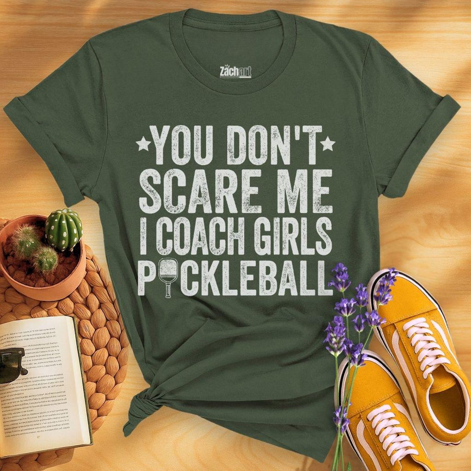 You Don t Scare Me I Coach Girls Pickleball Shirt, Funny Pickleball Coach Shirt, Women s Pickleball Coach Gift, Pickleball Coaching Shirt XL