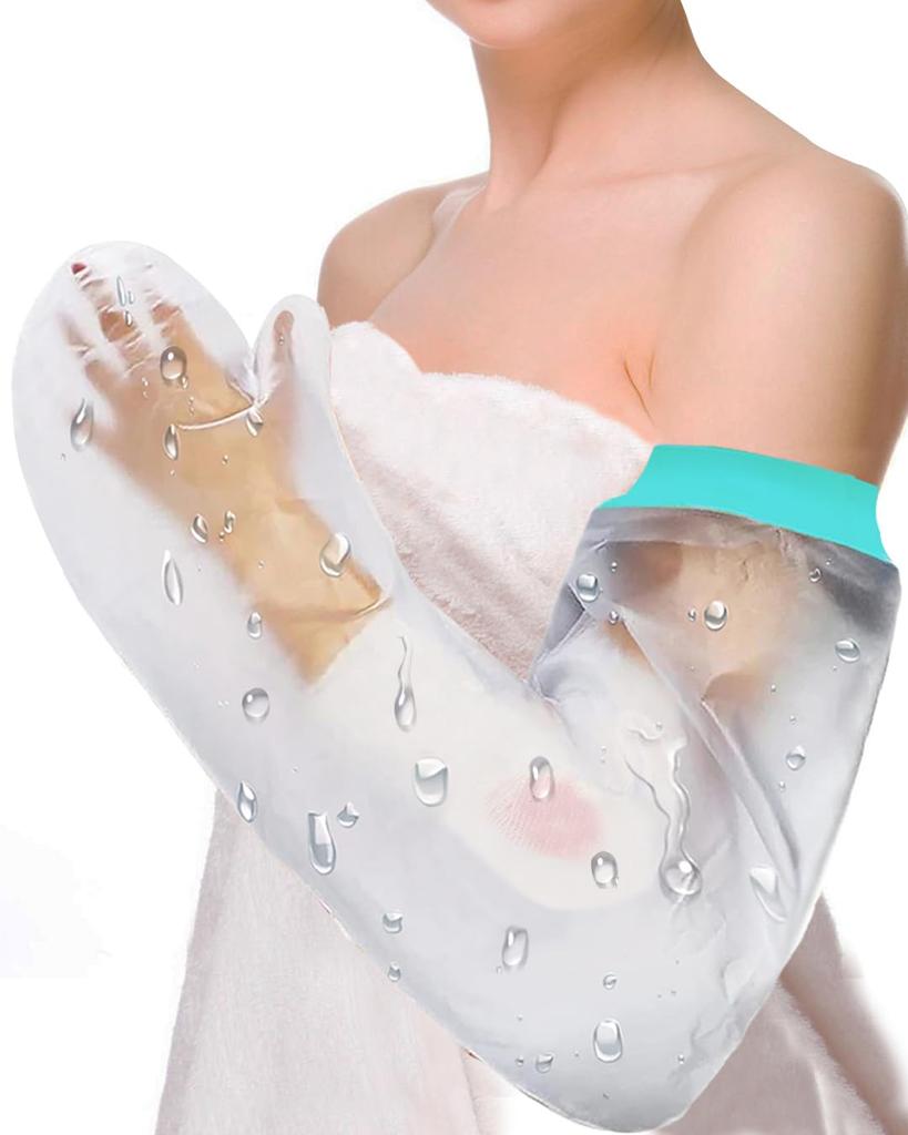 EuyiHlybt Waterproof Cast Cover for Bath Reusable Cast Waterproof Shower Bandage Cover for Soft and Comfortable Waterproof Cover for Wound Care