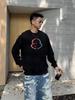 Meng Family Autumn/Winter Couple Hoodie with Badge Embroidery - Casual Breathable Round Neck Top