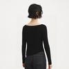Hotwind Women's Spring 2026 Cowl Neck Long-Sleeve T-Shirt