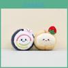 Soft Cuddly Hamburger Plush Keychain Unique Sushi French Fries Toy Decorative Accessory