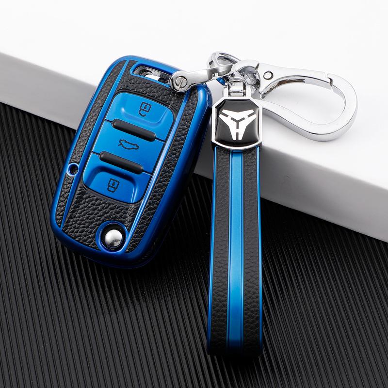 Wuling Hongguang & Zhiguang Key Case: Premium Leather Protective Shell for Men & Women