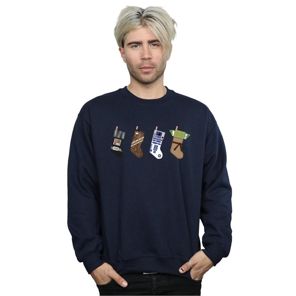 Star Wars Mens Christmas Stockings Sweatshirt
