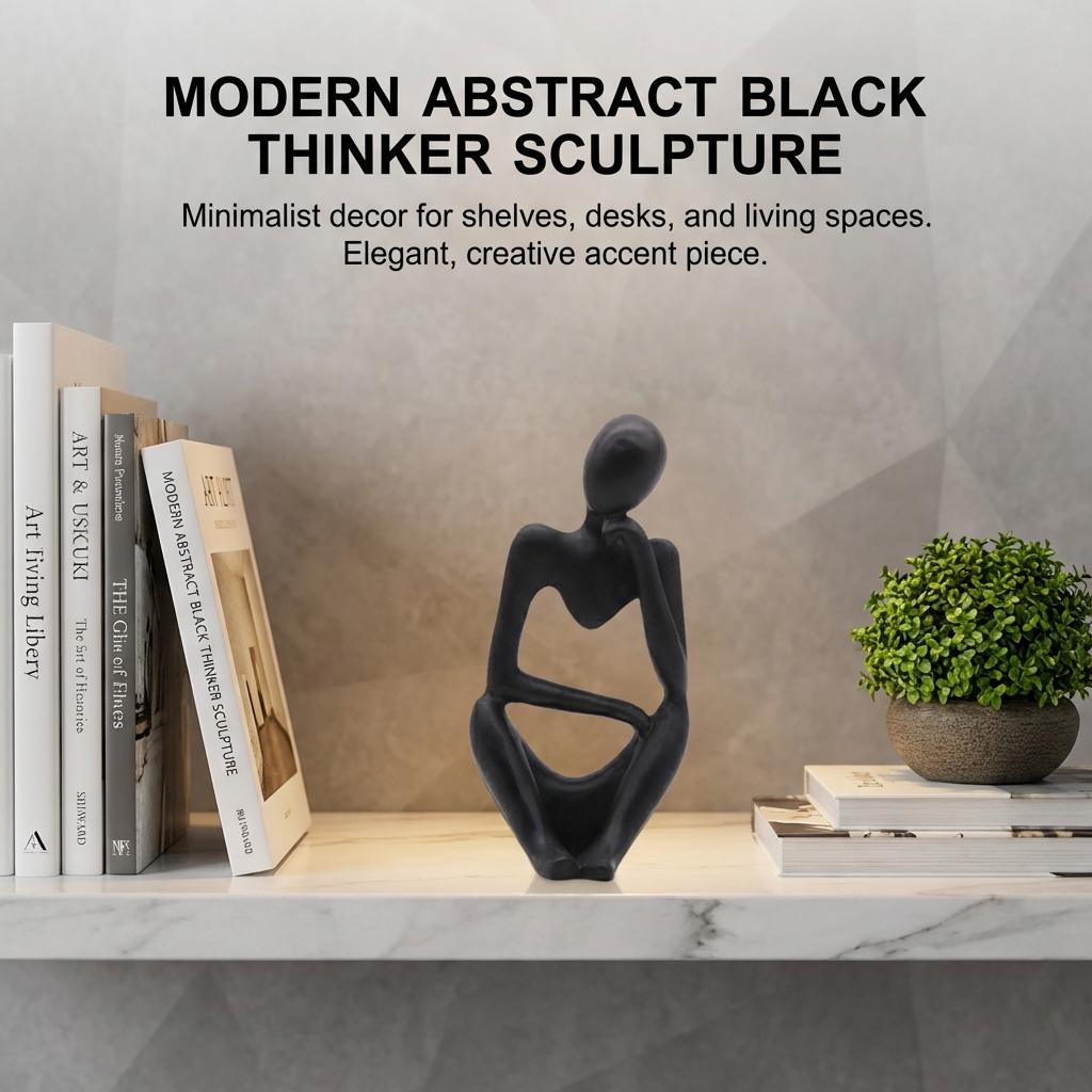 Modern Minimalist Luxury Decorative Ornament Abstract Creative Mini Figurine for Living Room Home Decoration