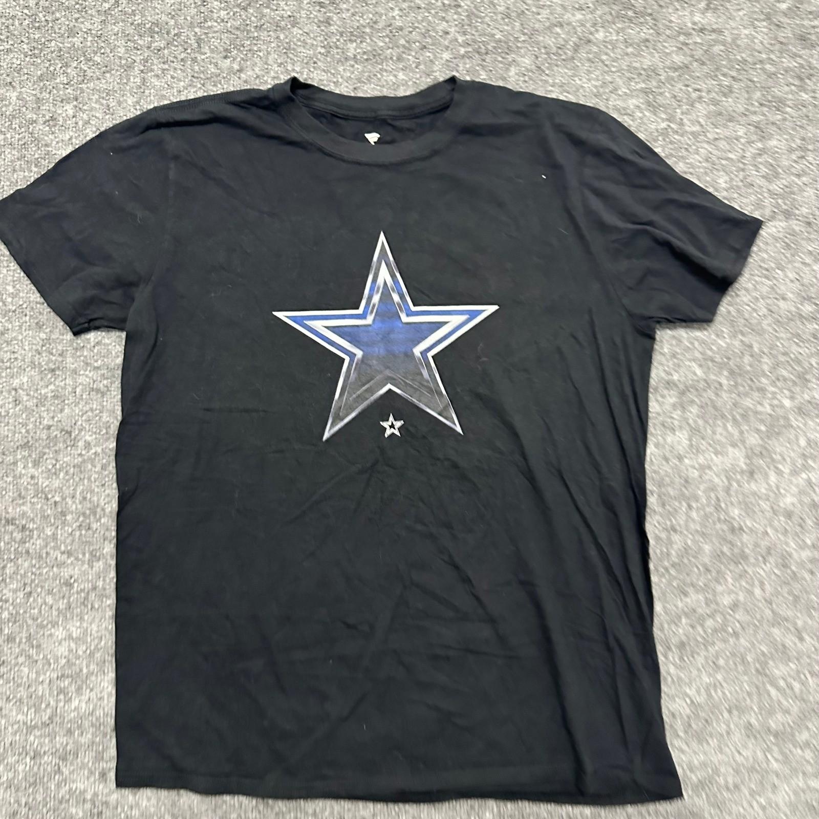 Fanatics T-Shirt Mens Size L Black Dallas Cowboys Tony Pollard Star Graphic Tee M