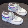 Spring new white shoes women's Korean version of versatile breathable Internet celebrity tide board shoes casual sports five centimeters higher