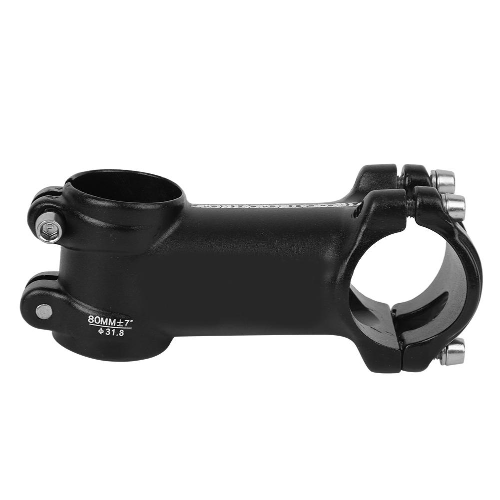 High Strength Black Aluminium Alloy Simple Generous Safer Riding Road Bike Stem Mountain Bicycle Cycling