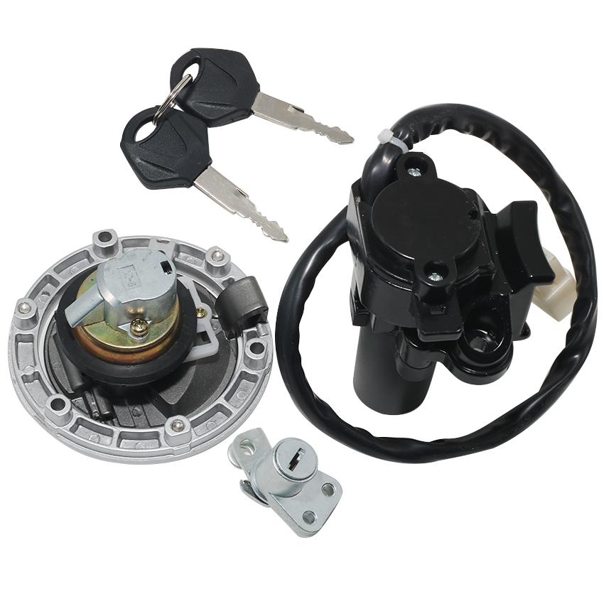 Fuel Gas Cap Ignition Switch Seat Lock for Kawasaki EX 125 250 R 300 Ninja 250SL Z 250 300  51049-5007 51049-5009