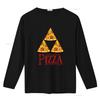 Funny Gamer The Legend Of Pizza Paraody Retro Gaming Geek Motif T Shirt Top Gift Vintage Washed Unisex Homme Graphic