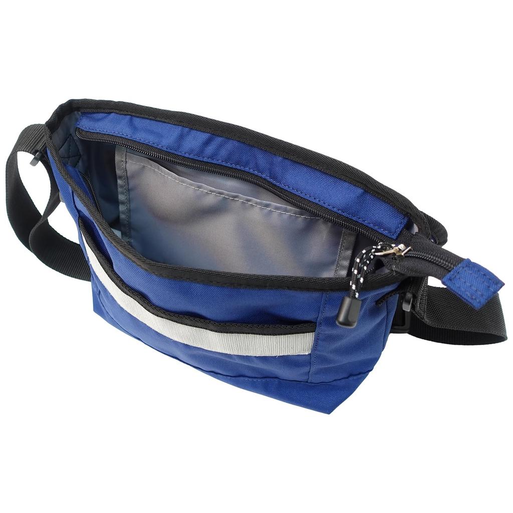 Outdoor Products Mini Messenger Bag, Compact Shoulder Bag with Pocket, Solid Color, Basic, Simple, Rough Navy