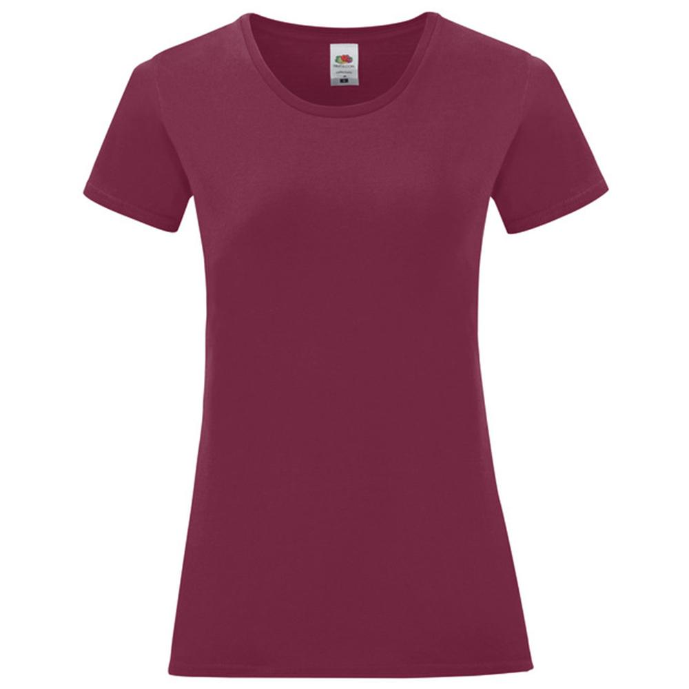 Fruit of the Loom Womens/Ladies Iconic Combed Cotton T-Shirt