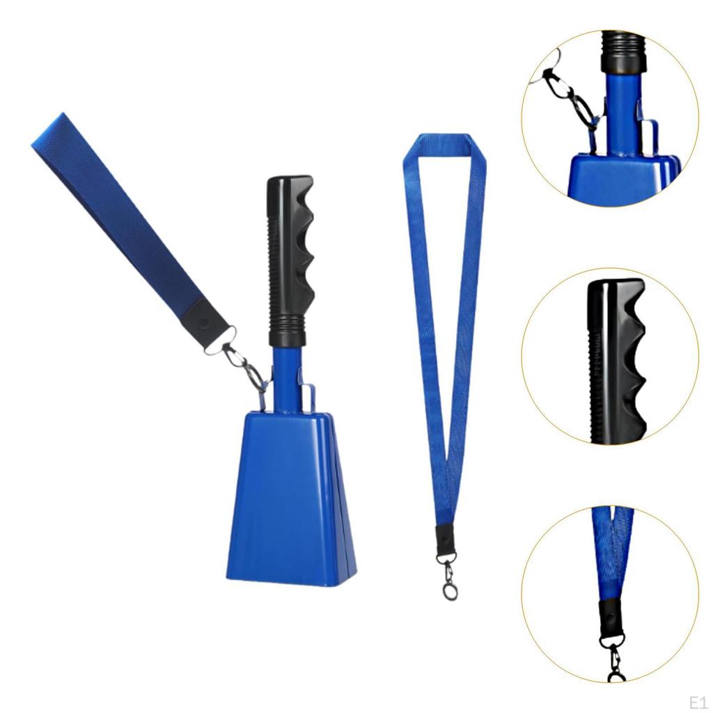 Cowbell Cheering Bell Decorative Musical Instruments Noise Maker Loud for Christmas Sport