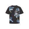 FW22 Casual Geometric Print Round Neck T-Shirt Men Tops Black 2EAHTM2TS526XXCT