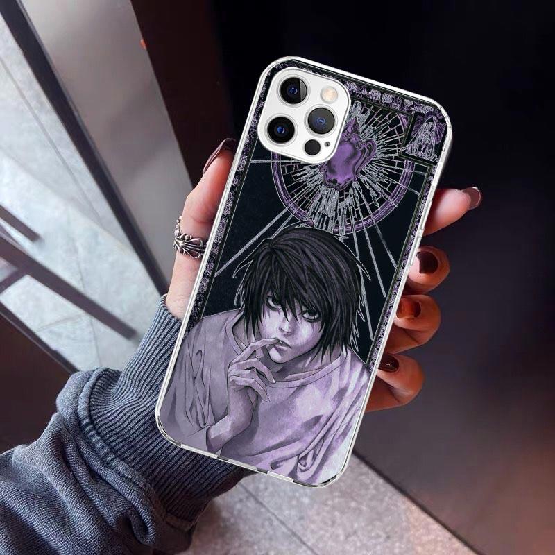 N-Note D-Death L Lawliet Phone Case For iPhone 17 Air 16 15 Pro Max 14 Plus 13 Mini 12 11 Cover 7 8 SE Silicone Shell Print Fund
