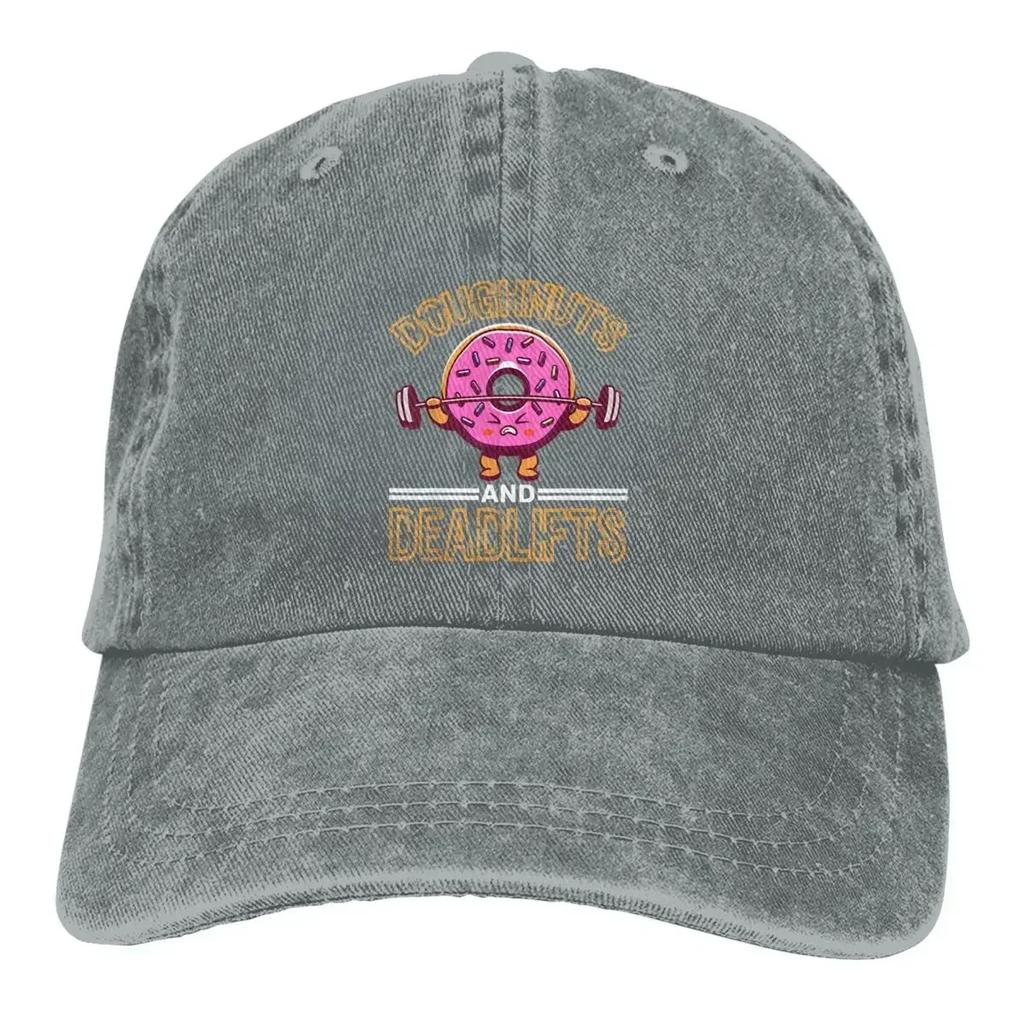 Klobouk s kšiltem, vícebarevný, s motivem koblih, Unisex, Čepice, Koblihy, Svačina z těsta, Kobliha, Personalizovaný, Ochrana proti slunci