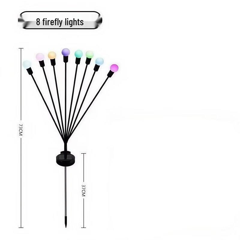 Solar Swaying Firefly Garden Lights