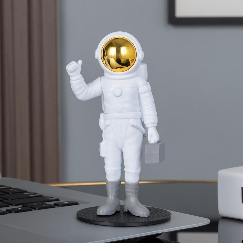 Astronauten-Figur-Ornament für Wohnzimmer oder Kinderzimmer - Weihnachtsgeschenk-Deko Weltraumfahrer