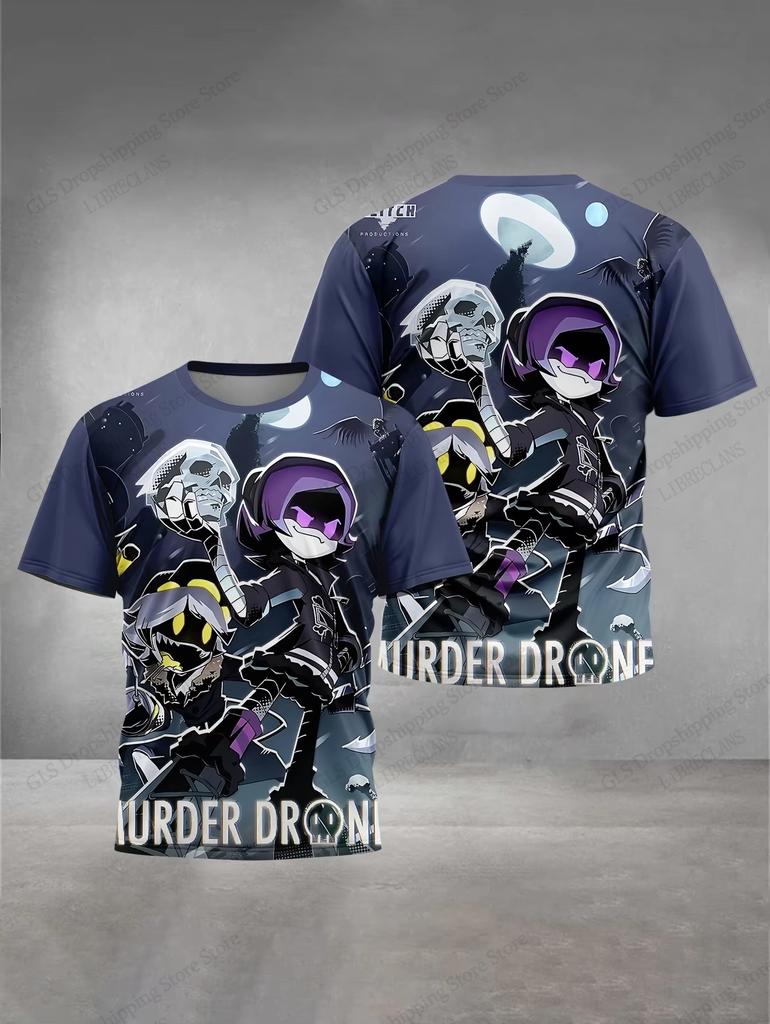 Divertente Anime Gioco Murder Drones Stampa 3D Maglietta Uomo Donna Moda Taglia Grande Hip Hop Top T-shirt Bambino Maglietta Manica Corta